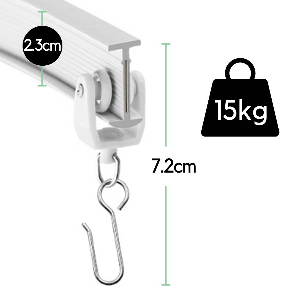 Bendable Curtain Track Ceiling Mount: image 7