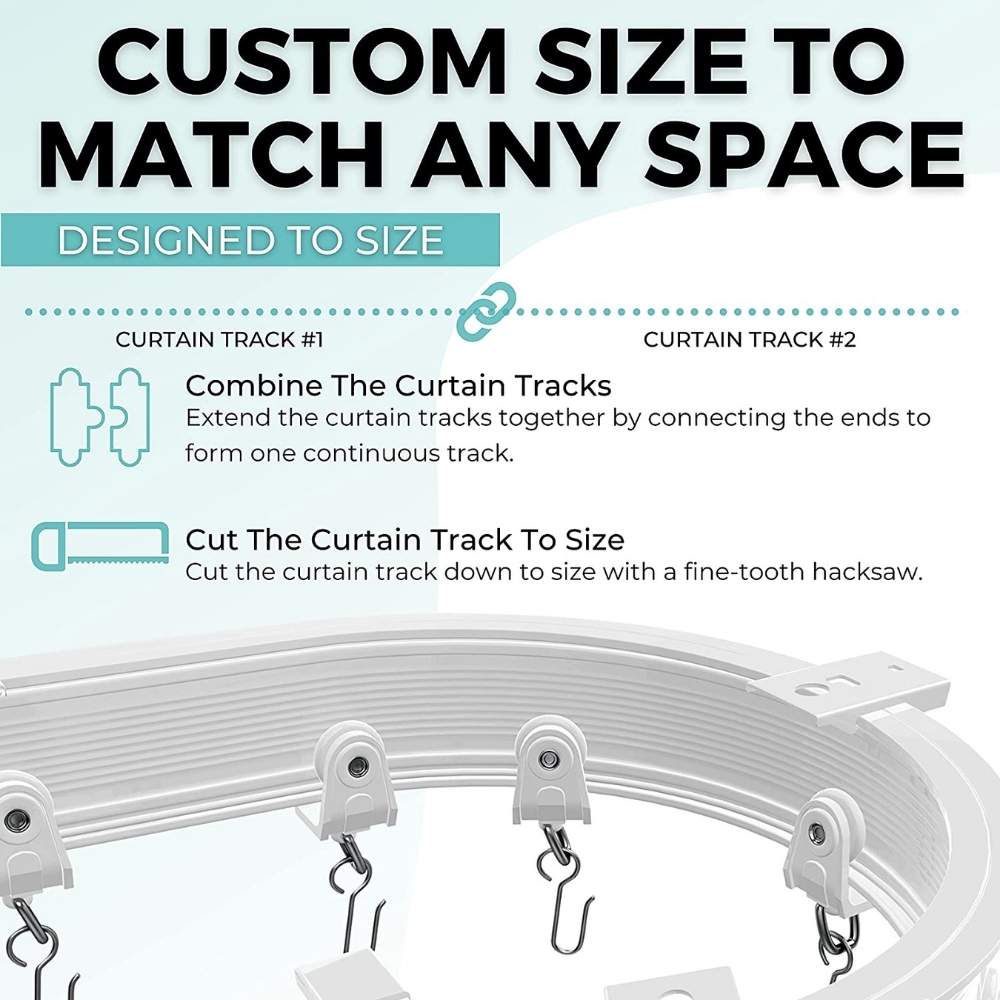 Flexible Ceiling Curtain Track